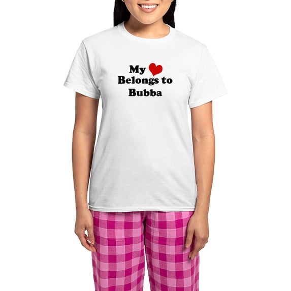 CafePress - Bubba Pajamas - Women's Short Sleeve Print T-Shirt and Pants Light Cotton Pajama Set