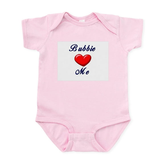 CafePress - Bubbie Loves Me Infant Bodysuit - Baby Light Bodysuit, Size Newborn - 24 Months