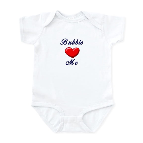 CafePress - Bubbie Loves Me Infant Bodysuit - Baby Light Bodysuit, Size Newborn - 24 Months
