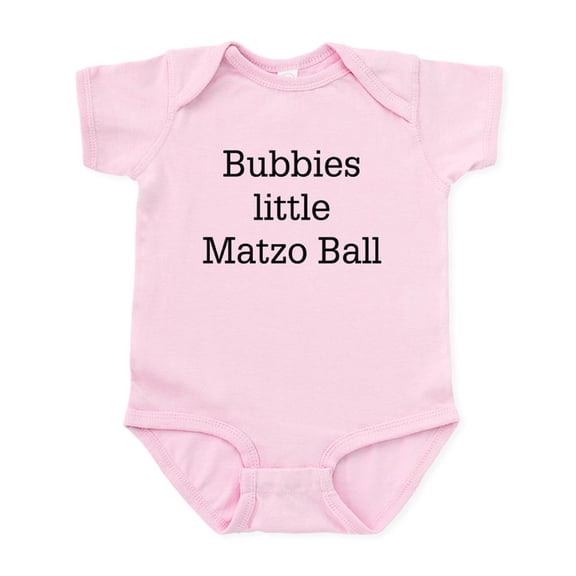 CafePress - Bubbies Matzo Ball Infant Bodysuit - Baby Light Bodysuit, Size Newborn - 24 Months
