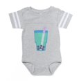 thumbnail image 1 of CafePress - Bubble Tea_B - Cute Infant Baby Football Bodysuit, 1 of 3