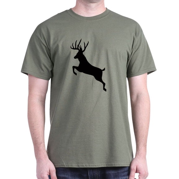 CafePress - Buck Deer T Shirt - Men's Classic Graphic Cotton T-Shirt