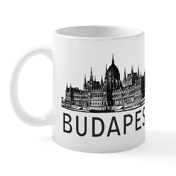 CafePress - Budapest Mug - 11 oz Ceramic Mug - Novelty Coffee Tea Cup