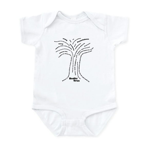 CafePress - Buddha Bodhi Tree Infant Bodysuit - Baby Light Bodysuit, Size Newborn - 24 Months