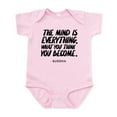 thumbnail image 1 of CafePress - Buddha Quote The Mind Is Everythin Infant Bodysuit - Baby Light Bodysuit, Size Newborn - 24 Months, 1 of 4