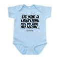thumbnail image 1 of CafePress - Buddha Quote The Mind Is Everythin Infant Bodysuit - Baby Light Bodysuit, Size Newborn - 24 Months, 1 of 4
