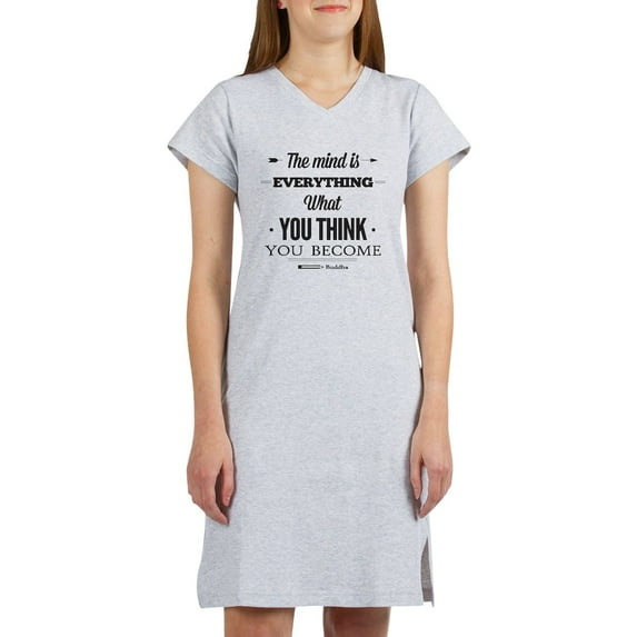 CafePress - Buddha Saying The Mind Is Everything ... Women's - Women's Nightshirt