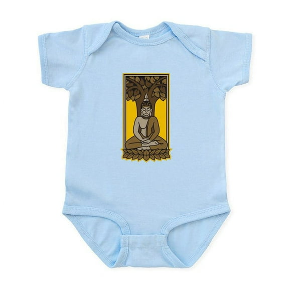 CafePress - Buddha Under Bodhi Tree Infant Bodysuit - Baby Light Bodysuit, Size Newborn - 24 Months