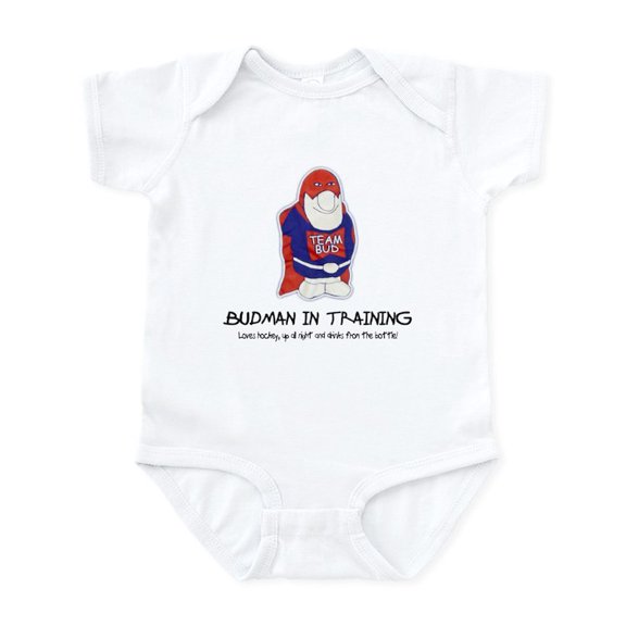 CafePress - Budman In Training Infant Bodysuit - Baby Light Bodysuit, Size Newborn - 24 Months