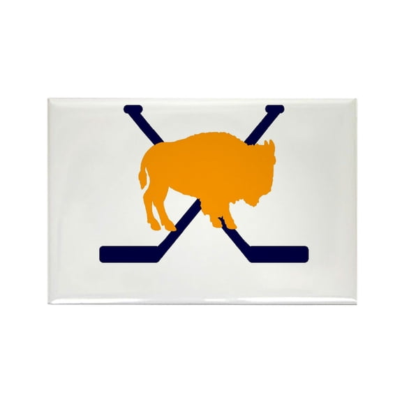 CafePress - Buffalo Cross Sticks - Rectangle Magnet, 2"x3" Refrigerator Magnet