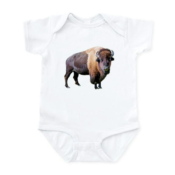 CafePress - Buffalo Infant Bodysuit - Baby Light Bodysuit, Size Newborn - 24 Months