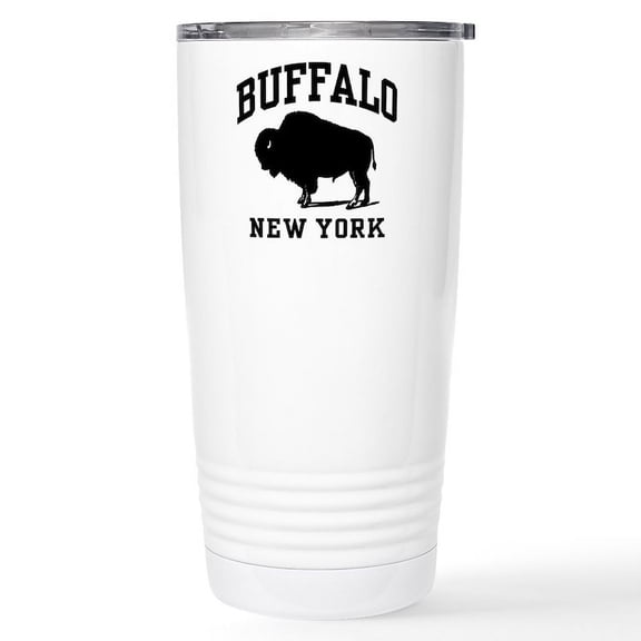 CafePress - Buffalo New York Stainless Steel Travel Mug - Insulated Stainless Steel Travel Tumbler 20 oz.