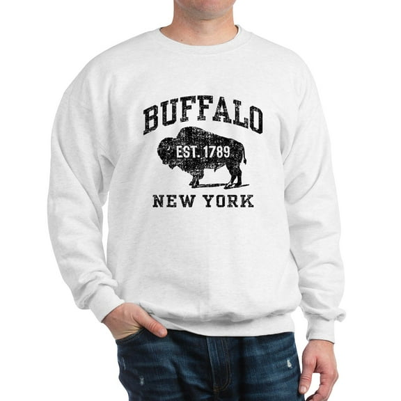 CafePress - Buffalo New York Sweatshirt - Crew Neck Sweatshirt