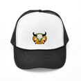 thumbnail image 1 of CafePress - Buffalo Skull - Adjustable Unisex Printed Trucker Hat with Mesh Back, 1 of 8