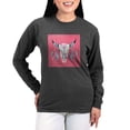 thumbnail image 1 of CafePress - Buffalo Skull Long Sleeve T Shirt - Women's Long Sleeve Graphic Tee Casual Fit, 1 of 4