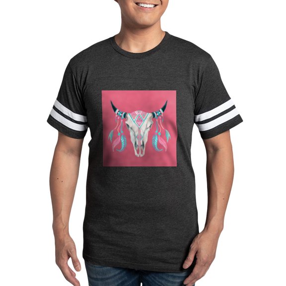 CafePress - Buffalo Skull - Mens Football Shirt
