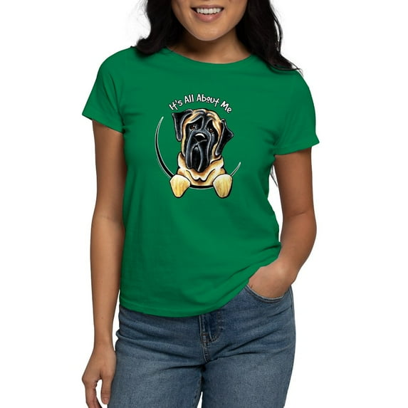 CafePress - Bull Mastiff IAAM Women's Dark T Shirt - Women's Traditional Fit Dark T-Shirt