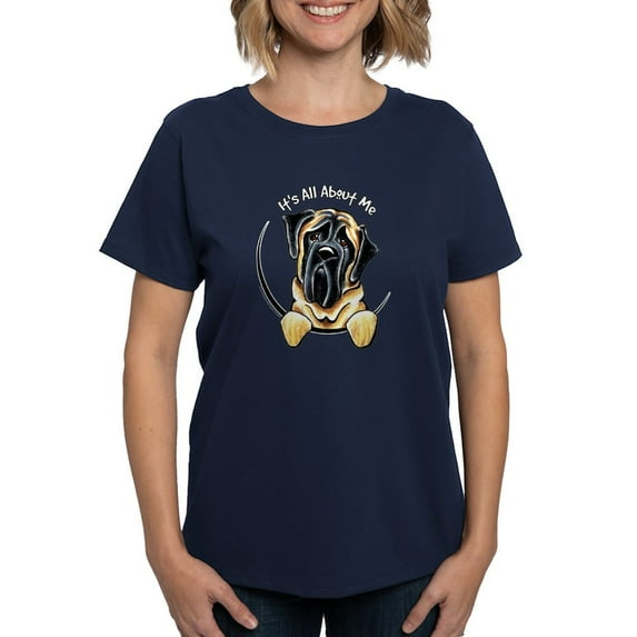 CafePress - Bull Mastiff IAAM Women's Dark T Shirt - Women's Traditional Fit Dark T-Shirt