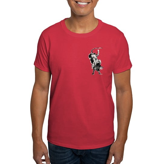CafePress - Bull Rider 2 Dark T Shirt - Men's Classic Cotton T-Shirts