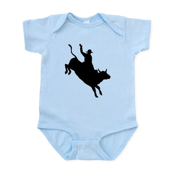 CafePress - Bull Rider Infant Bodysuit - Baby Light Bodysuit, Size Newborn - 24 Months