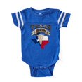 thumbnail image 1 of CafePress - Bull Skull Born Texas - Cute Infant Baby Football Bodysuit, 1 of 3