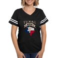 thumbnail image 1 of CafePress - Bull Skull Born Texas T Shirt - Womens Football Shirt, 1 of 4