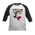 thumbnail image 1 of CafePress - Bull Skull Texas Pride Baseball Jersey - Kids Cotton Baseball Jersey, 3/4 Sleeve Shirt, 1 of 4