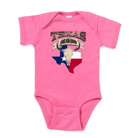 CafePress - Bull Skull Texas Pride - Cute Infant Bodysuit Baby Romper - Size Newborn - 24 Months