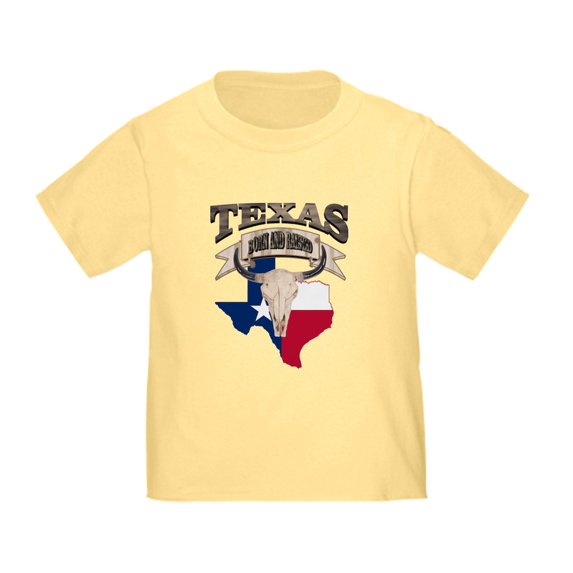 CafePress - Bull Skull Texas Pride T Shirt - Cute Toddler T-Shirt, 100% Cotton