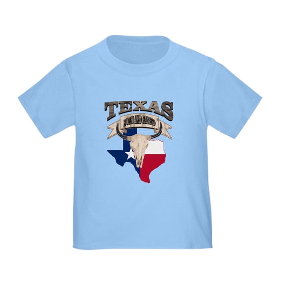 CafePress - Bull Skull Texas Pride T Shirt - Cute Toddler T-Shirt, 100% Cotton