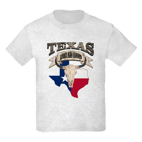 CafePress - Bull Skull Texas Pride T Shirt - Light T-Shirt Kids XS-XL