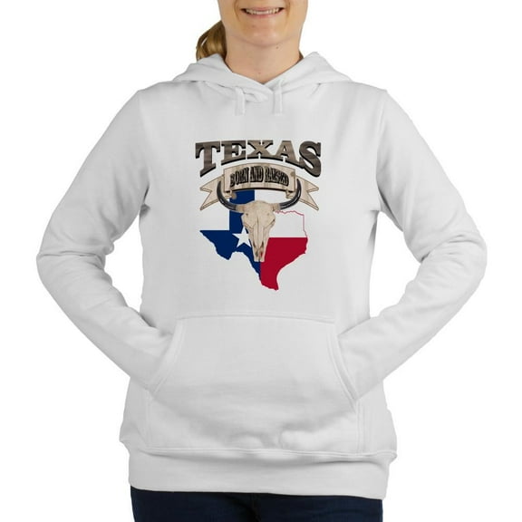 CafePress - Bull Skull Texas Pride - Women's Hooded Sweatshirt