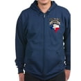 thumbnail image 1 of CafePress - Bull Skull Texas Pride Zip Hoodie (Dark) - Zip Hoodie, Classic Hooded Sweatshirt with Metal Zipper, 1 of 1