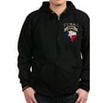 thumbnail image 1 of CafePress - Bull Skull Texas Pride Zip Hoodie (Dark) - Zip Hoodie, Classic Hooded Sweatshirt with Metal Zipper, 1 of 1