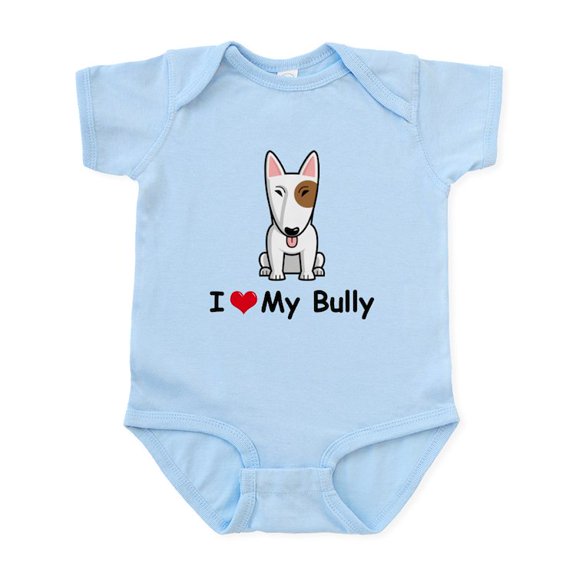 CafePress - Bull Terrier Infant Bodysuit - Baby Light Bodysuit, Size Newborn - 24 Months