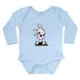 thumbnail image 1 of CafePress - Bull Terrier Spot Long Sleeve Infant Bodysuit - Long Sleeve Cotton Baby Bodysuit, 1 of 4