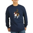 thumbnail image 1 of CafePress - Bulldog In Antlers - Long Sleeve Dark T-Shirt, 1 of 1