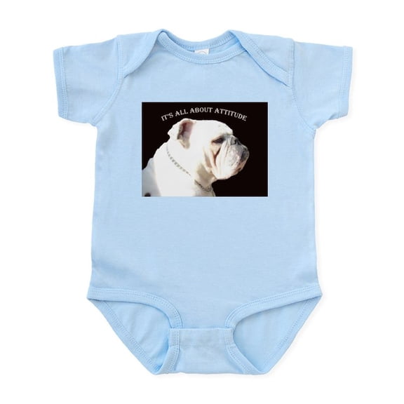CafePress - Bulldog Infant Bodysuit - Baby Light Bodysuit, Size Newborn - 24 Months