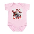 thumbnail image 1 of CafePress - Bulldog Love Infant Bodysuit - Baby Light Bodysuit, Size Newborn - 24 Months, 1 of 4
