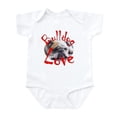 thumbnail image 1 of CafePress - Bulldog Love Infant Bodysuit - Baby Light Bodysuit, Size Newborn - 24 Months, 1 of 4