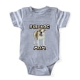 thumbnail image 1 of CafePress - Bulldog Mom - Cute Infant Baby Football Bodysuit, 1 of 3