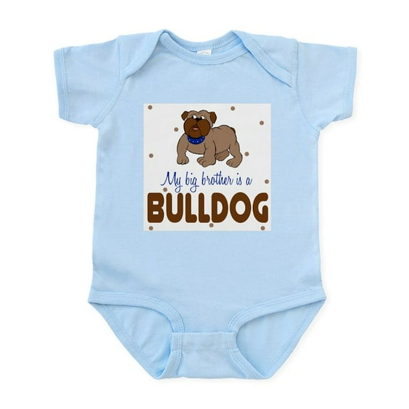 CafePress - Bulldog1 Body Suit - Baby Light Bodysuit, Size Newborn - 24 Months