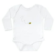 CafePress - Bumble Bee Body Suit - Long Sleeve Cotton Baby Bodysuit