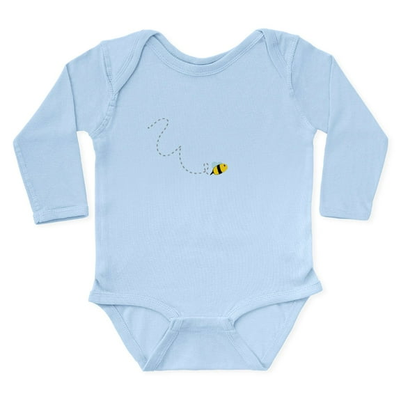 CafePress - Bumble Bee Body Suit - Long Sleeve Cotton Baby Bodysuit