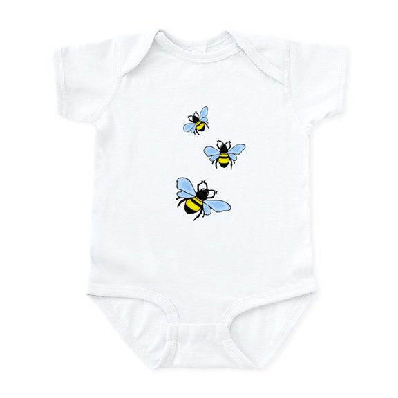 CafePress - Bumble Bees Infant Bodysuit - Baby Light Bodysuit