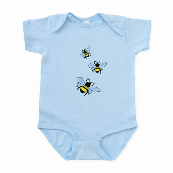 CafePress - Bumble Bees Infant Bodysuit - Baby Light Bodysuit