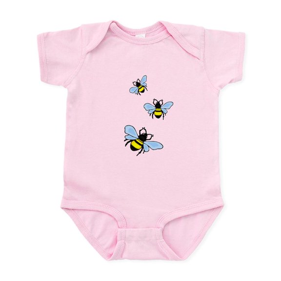 CafePress - Bumble Bees Infant Bodysuit - Baby Light Bodysuit