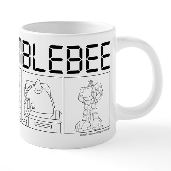 CafePress - Bumblebee Mugs - 20 Oz White Ceramic Mega Mug
