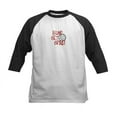thumbnail image 1 of CafePress - Bump, Set, Spike Baseball Jersey - Kids Cotton Baseball Jersey, 3/4 Sleeve Shirt, 1 of 4
