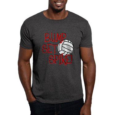 CafePress - Bump, Set, Spike Dark T Shirt - Men's Classic Graphic Cotton T-Shirt